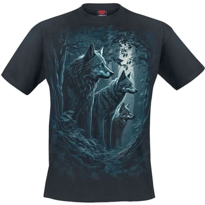 Spiral T-shirt - Forest Guardians - S tot 4XL - voor Mannen - zwart