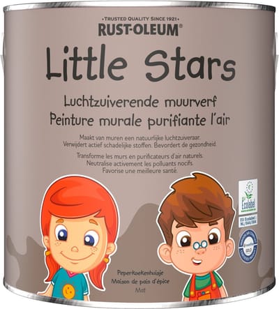 Little Stars Luchtzuiverende muurverf - 2.5L - Peperkoekenhuisje