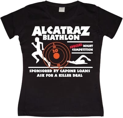 Hybris Alcatraz Biathlon -T-shirt voor dames, zwart