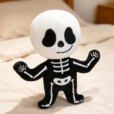 25cm Spookachtig Schattige Halloween Knuffeldieren Set Vampier Mummie Skelet Zachte Pluche Pop Voor Vakantie Decoratie Kindercadeau Feestbedankjes 25cm