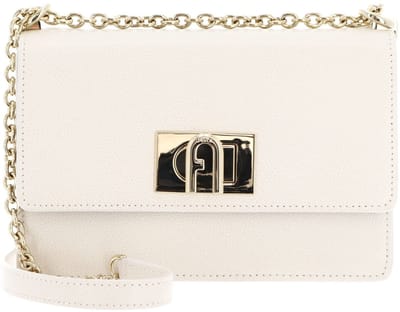 FURLA Leren Schoudertas Avondtas 1927 Mini Crossbody 20 Panna Crème