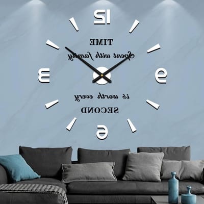 Stijlvolle Wandklok voor Restaurant en Bar Decoratie in Wit - Modern en Elegant Design