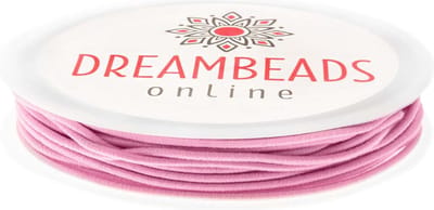 Elastisch Koord (1 mm) Baby Pink (10 Meter)