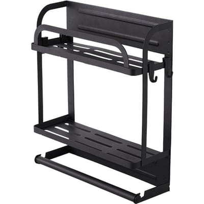 Koelkast Magnetische Opbergplank Organizer Sterk Magnetisch Kruidenrek voor Koelkast B Stijl
