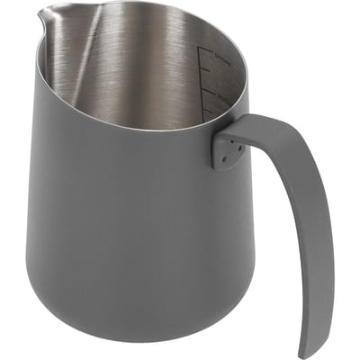 Melkopschuimkannetje 304 Roestvrij Staal Melkkannetje Latte Art Koffie Stoomkannetje met Tuit gray