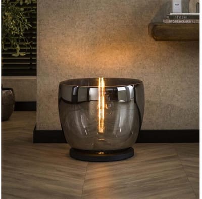 Vloerlamp UP XXL - Smoke grey glas