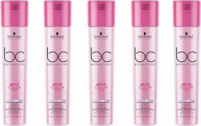 10x Schwarzkopf Professional BC Bonacure pH4.5 CF Zilvershampoo 250 ml