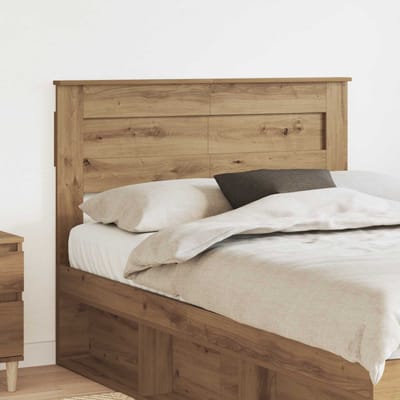 vidaXL Hoofdbord Artisan Eiken Bewerkt hout