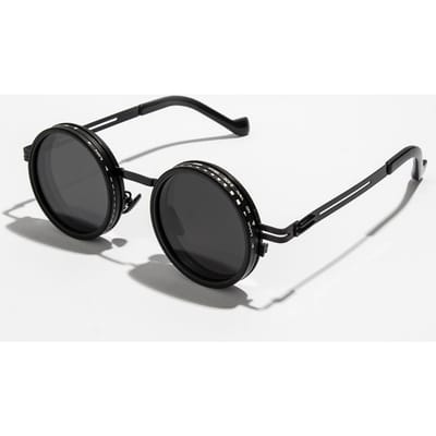 Mode Nieuwste unisex handgemaakte ND9 niveau Zonnebrillen Traploos Roterend Filter Klassieke Zonnebril Fietsen Sportbrillen black