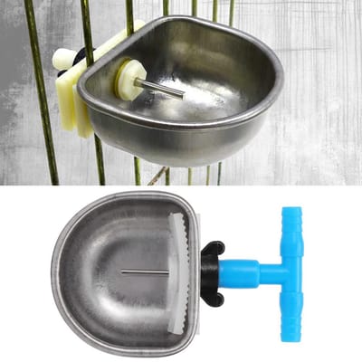 5 stuks RVS Automatische Konijnendrinker Nippel Drinkbak Waterbak Boerderijaccessoire Type 1 gray