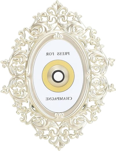 Dailygoods - Mini Champagne Deurbel met Retro Ontwerp voor Thuis