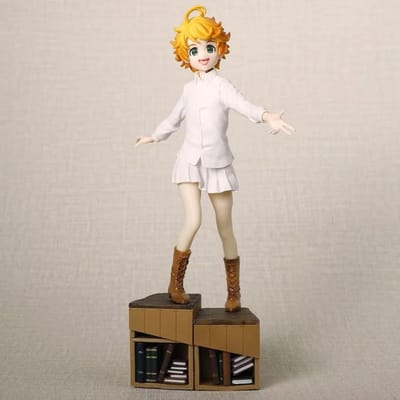 The Promised Neverland Norman Emma Ray 1/8 Schaal Staand Anime Actiefiguur Collectie Verzamelaar Verpakte Standbeeld Met Boekenplank Basis