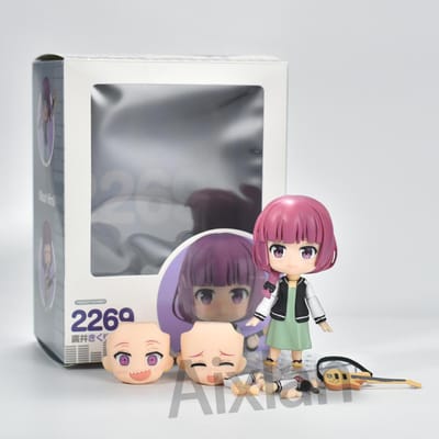 Aixlan #2269 Hiroi Kikuri Model Q Versie BOCCHI THE ROCK! 10cm PVC Actiefiguur Anime Kerstcadeau Verzamelfiguur gray