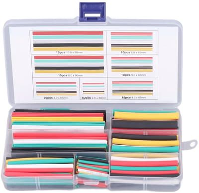 Dailygoody - Warmtekrimp Tubes Set - Elektrische Isolatie en Kabelbescherming - 140-delige Set - Hoogwaardige Kwaliteit - Ideaal voor Doe-Het-Zel