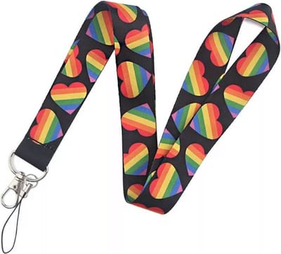 Akyol - LGBT koord - LGBT key koord - gaypride keykoord - Regenboog sleutelhanger - key koord pride - hartjes - Gay - lesbian - trans - cadeau - kado - geschenk - gift - verjaardag - feestdag – verassing – pride – respect – ecual – gelijk