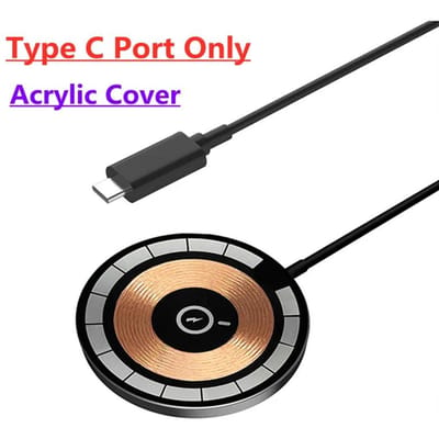 65W Magnetische Draadloze Oplader Pad Telefoonladers Voor iPhone 16 15 14 Pro Max Airpods Draagbaar Macsafe PD Snelladen Station