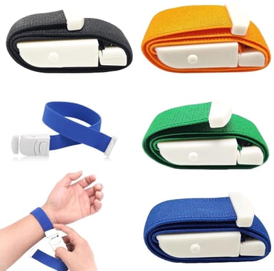 4 Stuks Opblaasbare Slangen, Turnstiles en Fennel Klemmen voor Noodhulp, Polsdrukband en Eerste Hulp Compressieband voor Thuisgebruik, Duurzaam en Lichtgewicht Nylon