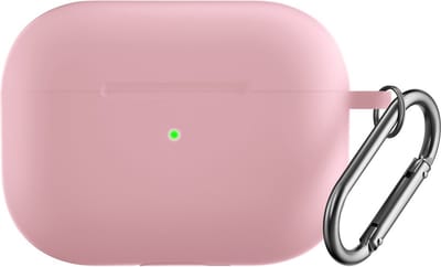 Peachy Silicon Protection siliconen hoes geschikt voor AirPods Pro 1 / 2 - roze