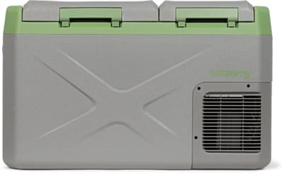 Steamy-E Dual Zone Elektrische Compressor Koelbox - Dual Zone - 24 liter - 12V en 230V - voor auto en camping - Grijs
