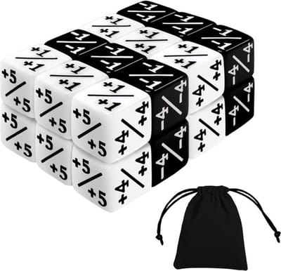 Allecto - D6 dobbelsteentellerset - 25-delige dobbelstenen set