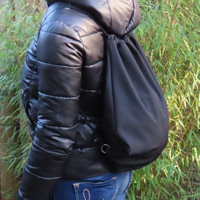 Fiets helm tas, Ebike helm tas, Paardrij helm tas Zwart DLX