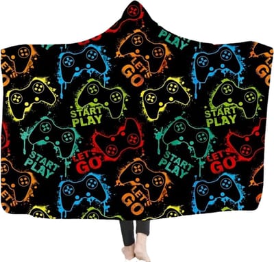 Bovista Hoodie Deken Met Mouwen - Onesie - Plaid - Fleece Blanket - Knuffeldeken - Dames - Heren - Volwassenen - Gaming