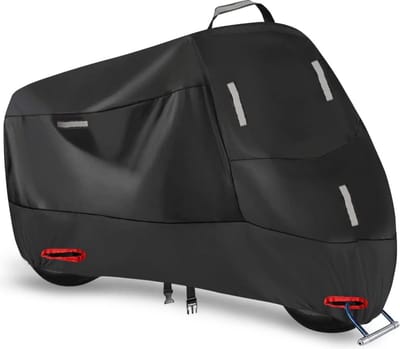 Solacis Motorhoes waterdicht buiten - Motorhoes - Waterdicht - Motorhoes voor buiten - Scooterhoes - Must have voor uw motor!