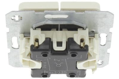 Berker M2 Serieschakelaar - Inbouw - Crème