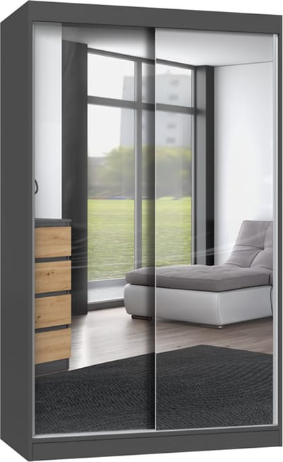 Iga 120A ANTRACIET ARTISAN kledingkast