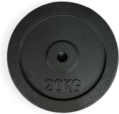Padisport Halterschijf 20 Kg - Gewichten Schijven - 20 Kg Halterschijf - Halterschijven 30 Mm - Gewicht Schijven - Gewicht Platen - Halterschijf 20 Kg