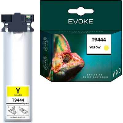 Evoke Compatibele Inkt voor Epson T9444 C13T944440 Geel 40 ml 3000 Pagina's Workforce Pro Wf-C5210Dw C5215Dw C5290Dw C5710Dwf C5790Dwf