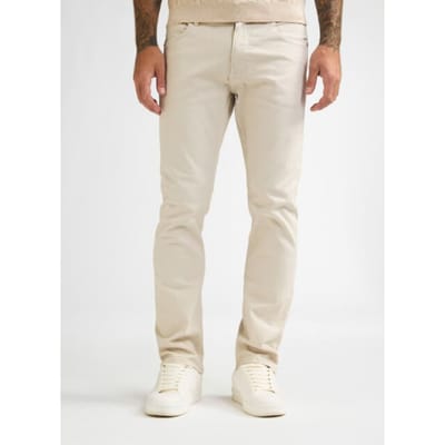 Petrol Industries Spijkerbroek Heren - Rechte Jeans met Stretch - Comfortabele Broek - Vijf Zakken - 98% Katoen - Denim - Wit - Maat W33L32