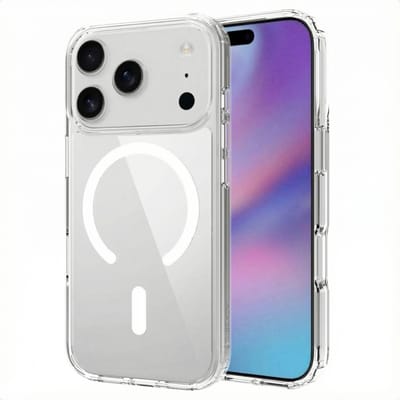 Accezz Hoesje - Geschikt voor Apple iPhone 17 Pro - Xtreme Impact Backcover geschikt voor MagSafe - Transparant