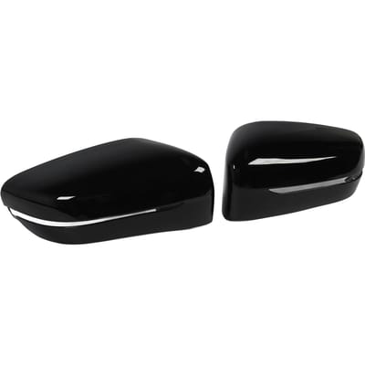 2 Stuks Achteruitkijkspiegelkap 51167422719 Glanzend Zwarte Zijvleugelspiegel Afdekkap voor 5 Serie 6 Serie black