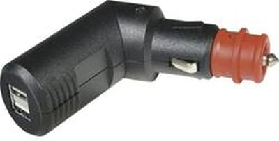 ProCar Winkelbarer 2fach USB Ladeste. 12-24V 5A Omknikbare dubbele USB-laadstekker Stroombelasting (max.): 5 A Geschikt voor USB-A Adapter 12 V naar 5