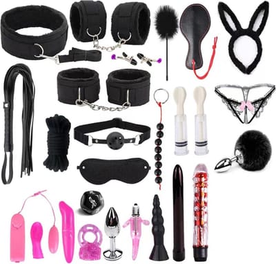 DD Sex Toys voor Koppels Vastbinden - Bondagesets - Extreme voor Mannen & Vrouwen - 30x23x11cm - Zwart