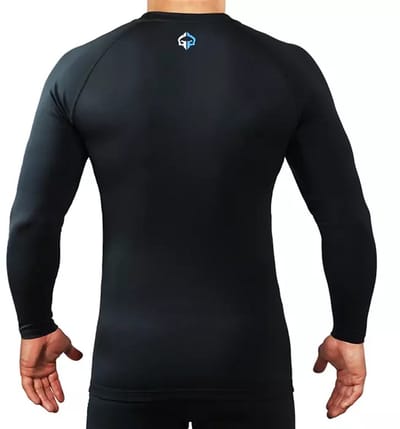 Ground Game Athletic Classic - Rashguard met Lange Mouwen - Zwart - Kompressie - Ademend