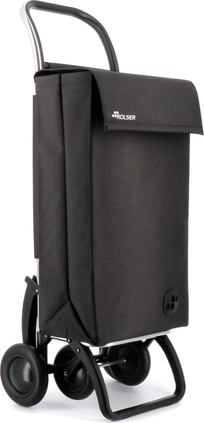 Rolser Boodschappentrolley 4 Wielen Sbelta Tweed - 4.2 - Zwart