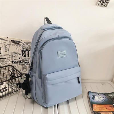 Damesrugzak Effen Kleur Vrouwelijke Multi-pocket Casual Vrouwen Reistas Hoge Kwaliteit Schooltas voor Tienermeisjes Boekentas