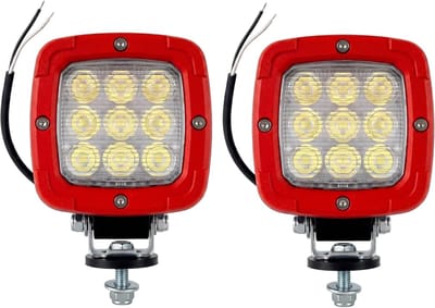 LED werklampen SET - Extra koplamp - Werkplek verlichting - EMV goedgekeurd - 2x 38W 4100lm - Zwart