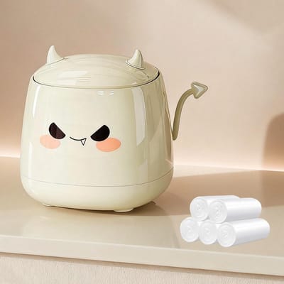 Dailygoods - Mini Desktop Vuilnisemmer - Schattige Cartoon Afvalemmer, 150 Stuks