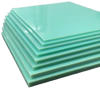 Epoxy Glasvezel Plaat - Isolatieplaat FR4 - Elektronica Prototypes - Hoge Mechanische Sterkte - 400x400mm - Watergroen
