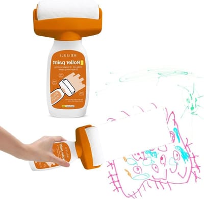 Witte Muurverf voor Herstel, 500 g - Inclusief Verfroller en Reparatieset voor Muurkrassen en Graffiti