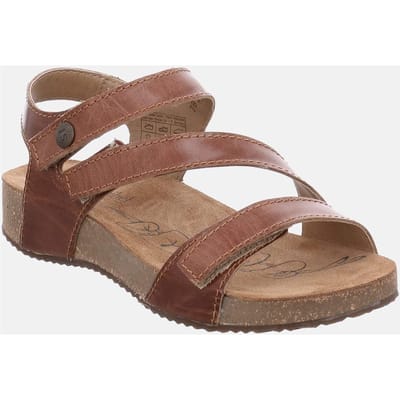 Josef Seibel - TONGA 25 - Sandalen met hakDames Sandalen - Kleur: Cognac - Maat: 36