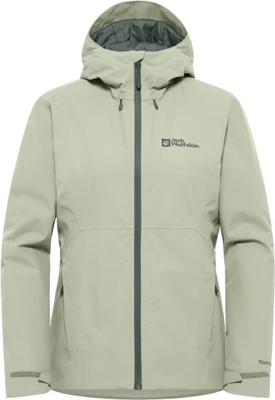 Jack Wolfskin Wisper Insulated Jacket Women - Winterjas - Dames - Mint Leaf - Maat XL