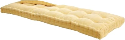 Bankkussen Geel - Zitkussen Lang - Comfortabel Zitten - Decoratief Design - 55 x 165 cm - Geel