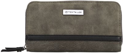 Tom Tailor - TTELIN Portemonnee met logo-applicatie - Maat ONESIZE - grey