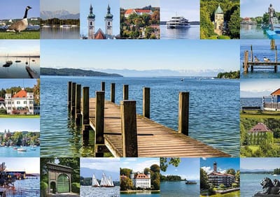Puzzel Starnberger See – 1000 stukjes voor kinderen en volwassenen – cadeau voor natuurliefhebbers