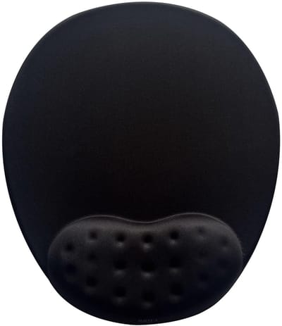 Dailygoods- Muismat Ergonomisch met Polssteun - Antislip Rubber - Traagschuim - X-Large Formaat 9.25"x10.5" - Comfortabele Ondersteuning - Pijnverlichting - Gaming Muismat
