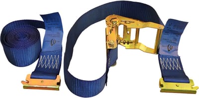 spanband 50x3400 mm met ratel en haak - sjorband - spanner - railband - vrachtwagenband novio